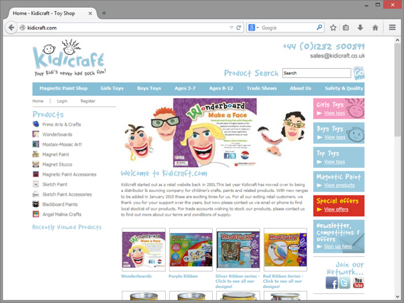 Kidicraft Website